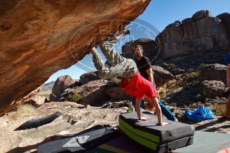 Bouldering in Hueco Tanks on 01/05/2020 with Blue Lizard Climbing and Yoga

Filename: SRM_20200105_1125140.jpg
Aperture: f/8.0
Shutter Speed: 1/320
Body: Canon EOS-1D Mark II
Lens: Canon EF 16-35mm f/2.8 L