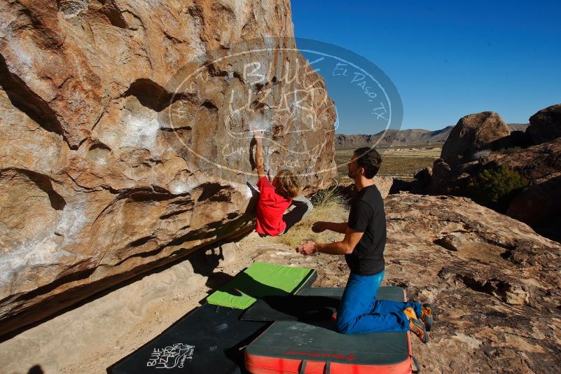 Bouldering in Hueco Tanks on 01/05/2020 with Blue Lizard Climbing and Yoga

Filename: SRM_20200105_1128060.jpg
Aperture: f/10.0
Shutter Speed: 1/640
Body: Canon EOS-1D Mark II
Lens: Canon EF 16-35mm f/2.8 L