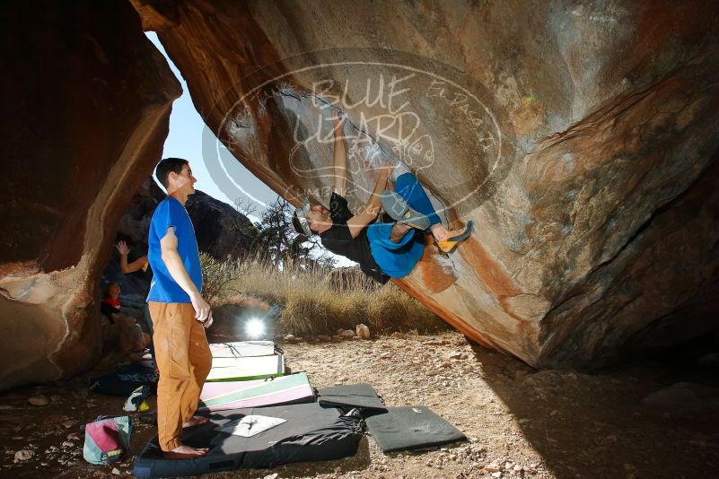 Bouldering in Hueco Tanks on 01/05/2020 with Blue Lizard Climbing and Yoga

Filename: SRM_20200105_1158430.jpg
Aperture: f/8.0
Shutter Speed: 1/250
Body: Canon EOS-1D Mark II
Lens: Canon EF 16-35mm f/2.8 L