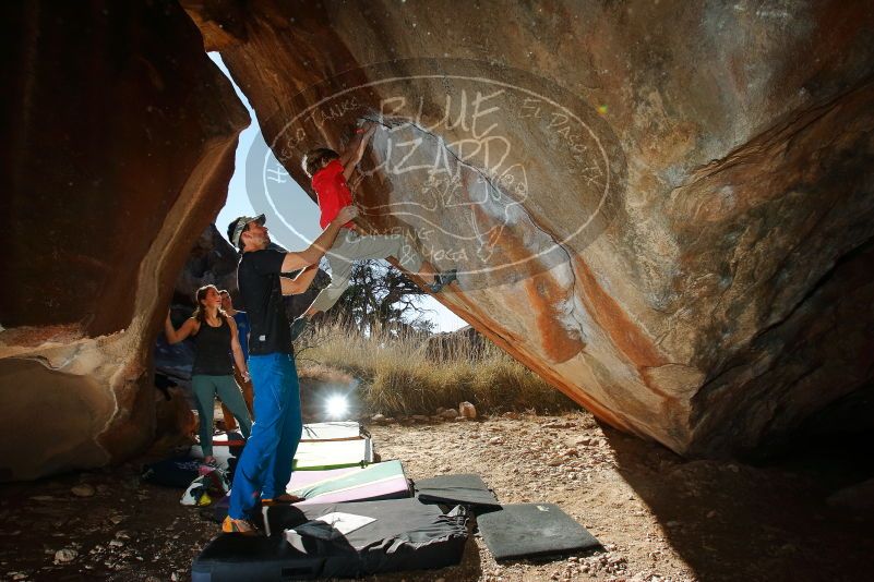 Bouldering in Hueco Tanks on 01/05/2020 with Blue Lizard Climbing and Yoga

Filename: SRM_20200105_1159420.jpg
Aperture: f/8.0
Shutter Speed: 1/250
Body: Canon EOS-1D Mark II
Lens: Canon EF 16-35mm f/2.8 L