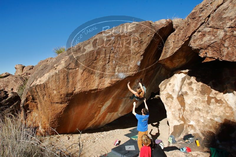 Bouldering in Hueco Tanks on 01/05/2020 with Blue Lizard Climbing and Yoga

Filename: SRM_20200105_1208460.jpg
Aperture: f/8.0
Shutter Speed: 1/250
Body: Canon EOS-1D Mark II
Lens: Canon EF 16-35mm f/2.8 L