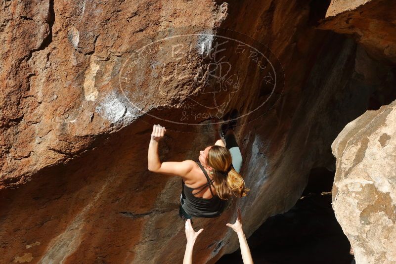 Bouldering in Hueco Tanks on 01/05/2020 with Blue Lizard Climbing and Yoga

Filename: SRM_20200105_1215390.jpg
Aperture: f/8.0
Shutter Speed: 1/250
Body: Canon EOS-1D Mark II
Lens: Canon EF 50mm f/1.8 II