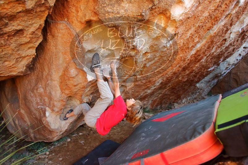 Bouldering in Hueco Tanks on 01/05/2020 with Blue Lizard Climbing and Yoga

Filename: SRM_20200105_1323461.jpg
Aperture: f/3.5
Shutter Speed: 1/250
Body: Canon EOS-1D Mark II
Lens: Canon EF 16-35mm f/2.8 L