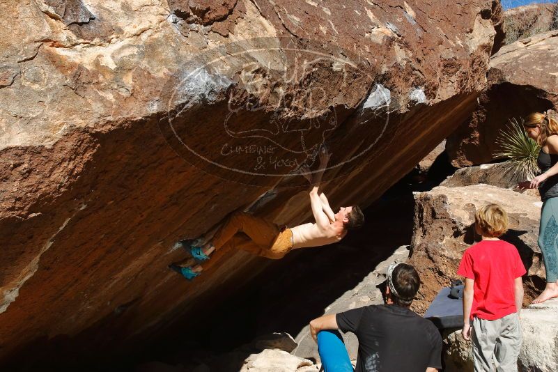 Bouldering in Hueco Tanks on 01/05/2020 with Blue Lizard Climbing and Yoga

Filename: SRM_20200105_1355300.jpg
Aperture: f/8.0
Shutter Speed: 1/250
Body: Canon EOS-1D Mark II
Lens: Canon EF 16-35mm f/2.8 L