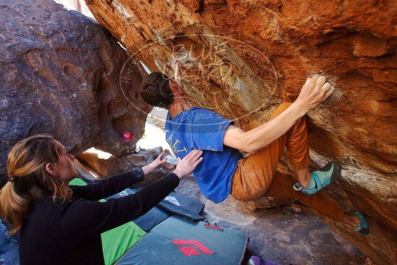 Bouldering in Hueco Tanks on 01/05/2020 with Blue Lizard Climbing and Yoga

Filename: SRM_20200105_1454200.jpg
Aperture: f/3.5
Shutter Speed: 1/250
Body: Canon EOS-1D Mark II
Lens: Canon EF 16-35mm f/2.8 L