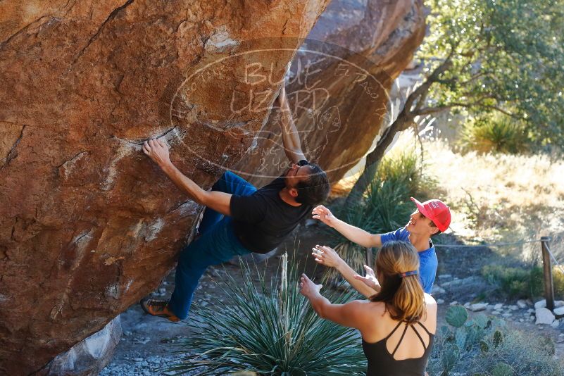 Bouldering in Hueco Tanks on 01/05/2020 with Blue Lizard Climbing and Yoga

Filename: SRM_20200105_1606090.jpg
Aperture: f/3.5
Shutter Speed: 1/250
Body: Canon EOS-1D Mark II
Lens: Canon EF 50mm f/1.8 II
