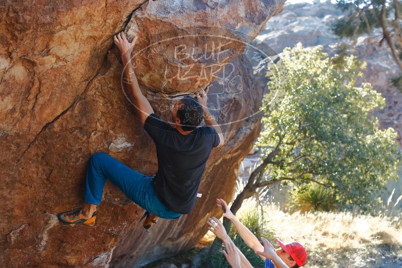Bouldering in Hueco Tanks on 01/05/2020 with Blue Lizard Climbing and Yoga

Filename: SRM_20200105_1606380.jpg
Aperture: f/4.0
Shutter Speed: 1/250
Body: Canon EOS-1D Mark II
Lens: Canon EF 50mm f/1.8 II