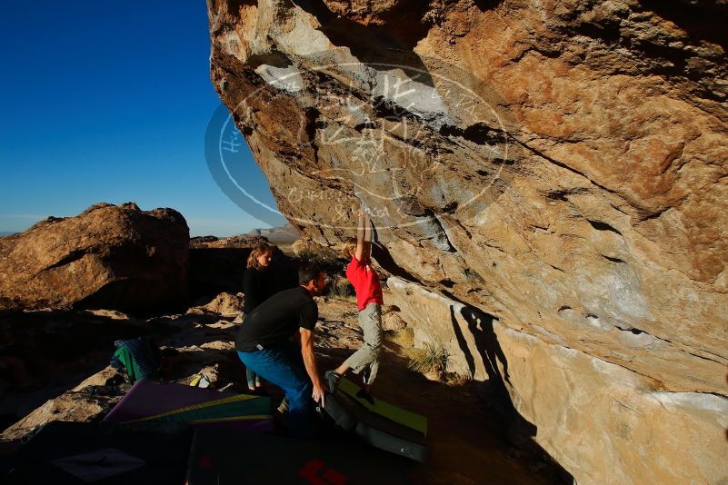 Bouldering in Hueco Tanks on 01/05/2020 with Blue Lizard Climbing and Yoga

Filename: SRM_20200105_1656400.jpg
Aperture: f/8.0
Shutter Speed: 1/500
Body: Canon EOS-1D Mark II
Lens: Canon EF 16-35mm f/2.8 L