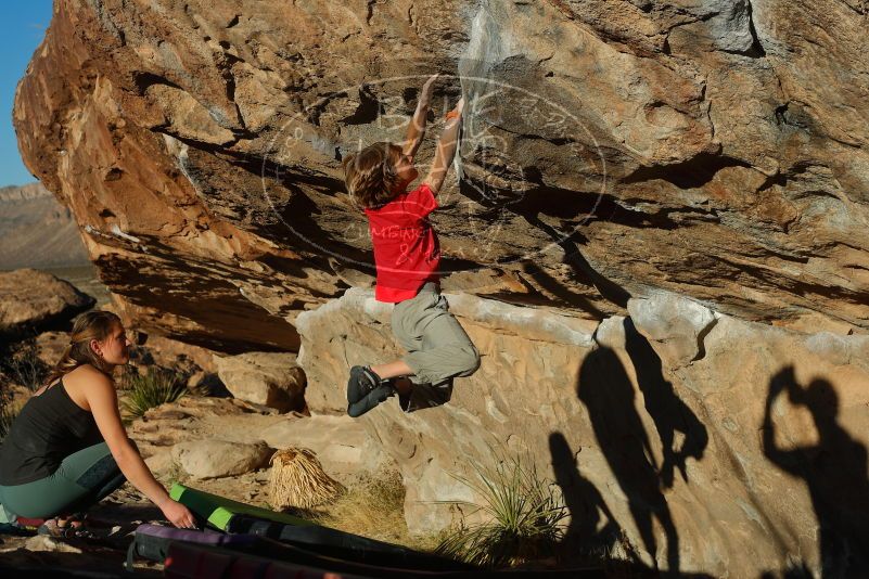 Bouldering in Hueco Tanks on 01/05/2020 with Blue Lizard Climbing and Yoga

Filename: SRM_20200105_1703060.jpg
Aperture: f/5.0
Shutter Speed: 1/640
Body: Canon EOS-1D Mark II
Lens: Canon EF 50mm f/1.8 II