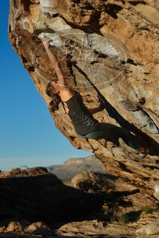Bouldering in Hueco Tanks on 01/05/2020 with Blue Lizard Climbing and Yoga

Filename: SRM_20200105_1716391.jpg
Aperture: f/3.2
Shutter Speed: 1/1250
Body: Canon EOS-1D Mark II
Lens: Canon EF 50mm f/1.8 II