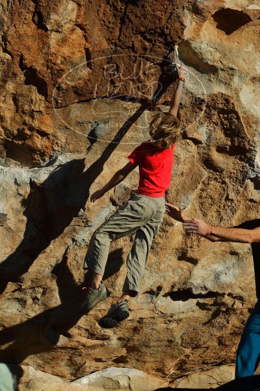 Bouldering in Hueco Tanks on 01/05/2020 with Blue Lizard Climbing and Yoga

Filename: SRM_20200105_1720481.jpg
Aperture: f/3.2
Shutter Speed: 1/1250
Body: Canon EOS-1D Mark II
Lens: Canon EF 50mm f/1.8 II