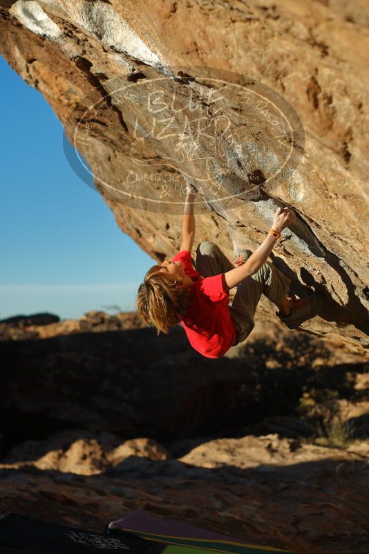 Bouldering in Hueco Tanks on 01/05/2020 with Blue Lizard Climbing and Yoga

Filename: SRM_20200105_1723360.jpg
Aperture: f/2.8
Shutter Speed: 1/1250
Body: Canon EOS-1D Mark II
Lens: Canon EF 50mm f/1.8 II