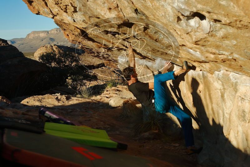 Bouldering in Hueco Tanks on 01/05/2020 with Blue Lizard Climbing and Yoga

Filename: SRM_20200105_1724450.jpg
Aperture: f/4.0
Shutter Speed: 1/1000
Body: Canon EOS-1D Mark II
Lens: Canon EF 50mm f/1.8 II