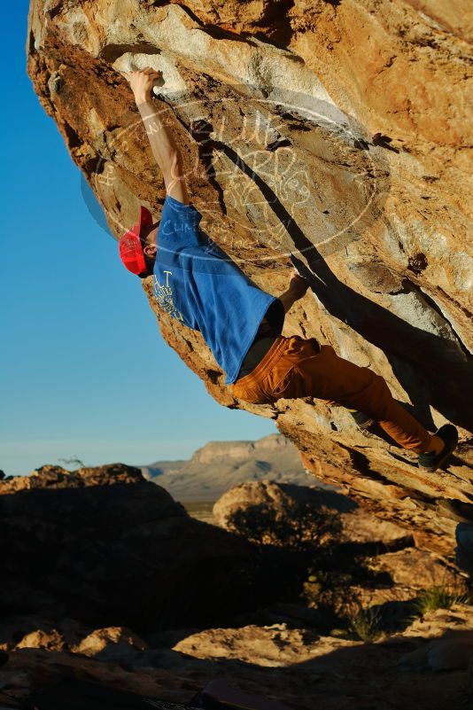 Bouldering in Hueco Tanks on 01/05/2020 with Blue Lizard Climbing and Yoga

Filename: SRM_20200105_1735180.jpg
Aperture: f/4.5
Shutter Speed: 1/1000
Body: Canon EOS-1D Mark II
Lens: Canon EF 50mm f/1.8 II