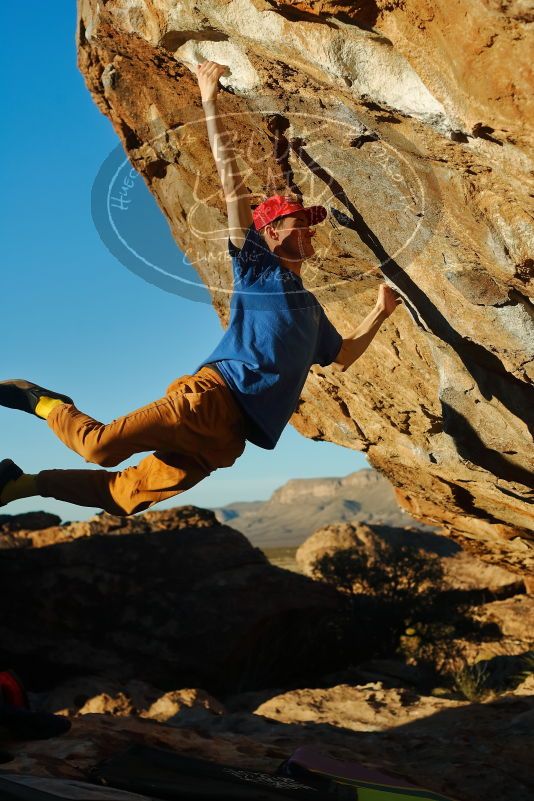 Bouldering in Hueco Tanks on 01/05/2020 with Blue Lizard Climbing and Yoga

Filename: SRM_20200105_1735192.jpg
Aperture: f/4.0
Shutter Speed: 1/1000
Body: Canon EOS-1D Mark II
Lens: Canon EF 50mm f/1.8 II