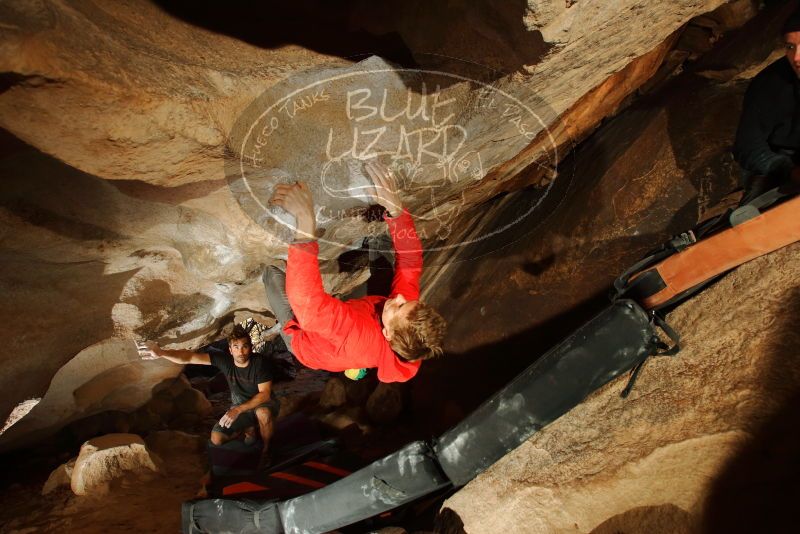 Bouldering in Hueco Tanks on 01/04/2020 with Blue Lizard Climbing and Yoga

Filename: SRM_20200104_1041310.jpg
Aperture: f/5.6
Shutter Speed: 1/250
Body: Canon EOS-1D Mark II
Lens: Canon EF 16-35mm f/2.8 L