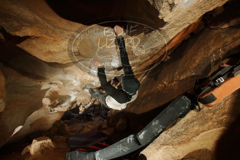 Bouldering in Hueco Tanks on 01/04/2020 with Blue Lizard Climbing and Yoga

Filename: SRM_20200104_1043460.jpg
Aperture: f/5.6
Shutter Speed: 1/250
Body: Canon EOS-1D Mark II
Lens: Canon EF 16-35mm f/2.8 L