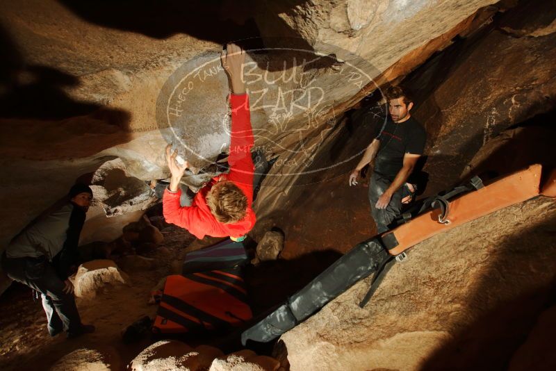 Bouldering in Hueco Tanks on 01/04/2020 with Blue Lizard Climbing and Yoga

Filename: SRM_20200104_1049180.jpg
Aperture: f/5.6
Shutter Speed: 1/250
Body: Canon EOS-1D Mark II
Lens: Canon EF 16-35mm f/2.8 L