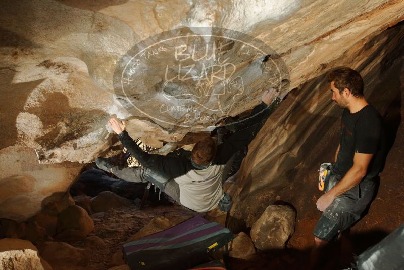 Bouldering in Hueco Tanks on 01/04/2020 with Blue Lizard Climbing and Yoga

Filename: SRM_20200104_1054040.jpg
Aperture: f/5.6
Shutter Speed: 1/250
Body: Canon EOS-1D Mark II
Lens: Canon EF 16-35mm f/2.8 L