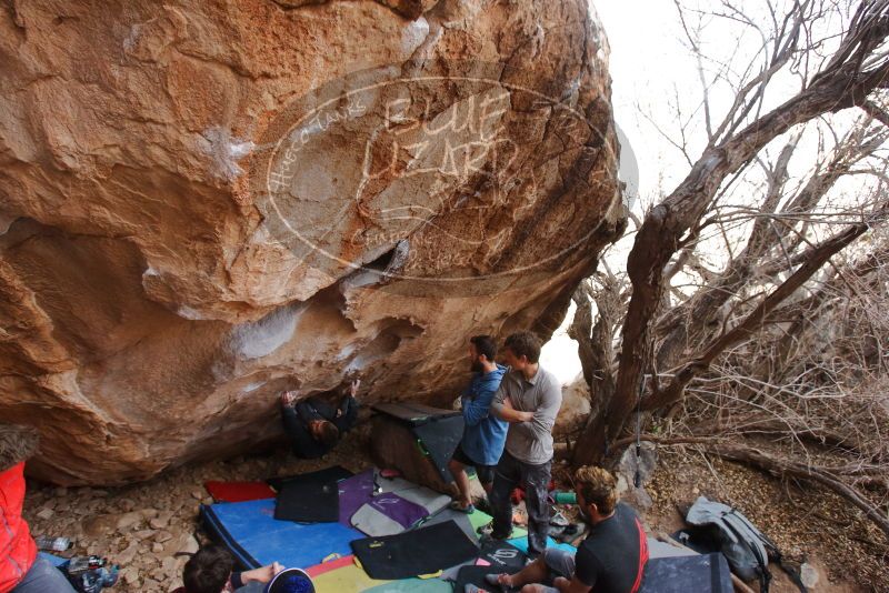 Bouldering in Hueco Tanks on 01/04/2020 with Blue Lizard Climbing and Yoga

Filename: SRM_20200104_1243280.jpg
Aperture: f/5.0
Shutter Speed: 1/250
Body: Canon EOS-1D Mark II
Lens: Canon EF 16-35mm f/2.8 L
