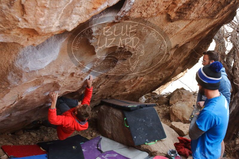 Bouldering in Hueco Tanks on 01/04/2020 with Blue Lizard Climbing and Yoga

Filename: SRM_20200104_1246090.jpg
Aperture: f/4.0
Shutter Speed: 1/250
Body: Canon EOS-1D Mark II
Lens: Canon EF 16-35mm f/2.8 L