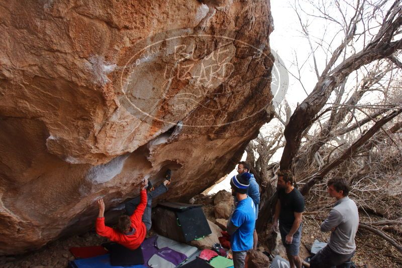 Bouldering in Hueco Tanks on 01/04/2020 with Blue Lizard Climbing and Yoga

Filename: SRM_20200104_1246210.jpg
Aperture: f/5.6
Shutter Speed: 1/250
Body: Canon EOS-1D Mark II
Lens: Canon EF 16-35mm f/2.8 L
