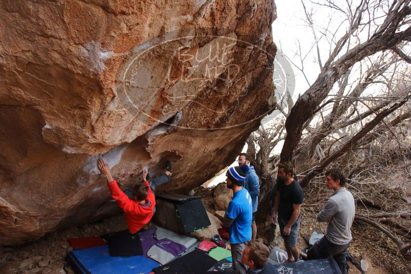 Bouldering in Hueco Tanks on 01/04/2020 with Blue Lizard Climbing and Yoga

Filename: SRM_20200104_1246300.jpg
Aperture: f/5.6
Shutter Speed: 1/250
Body: Canon EOS-1D Mark II
Lens: Canon EF 16-35mm f/2.8 L