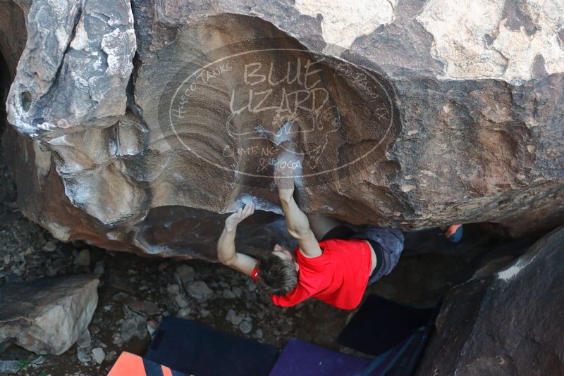 Bouldering in Hueco Tanks on 01/04/2020 with Blue Lizard Climbing and Yoga

Filename: SRM_20200104_1444480.jpg
Aperture: f/3.2
Shutter Speed: 1/250
Body: Canon EOS-1D Mark II
Lens: Canon EF 50mm f/1.8 II