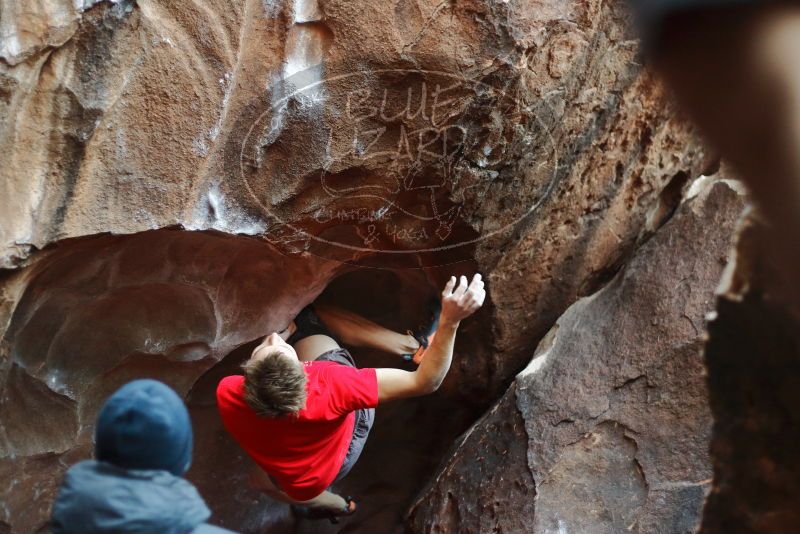 Bouldering in Hueco Tanks on 01/04/2020 with Blue Lizard Climbing and Yoga

Filename: SRM_20200104_1515470.jpg
Aperture: f/2.2
Shutter Speed: 1/250
Body: Canon EOS-1D Mark II
Lens: Canon EF 50mm f/1.8 II