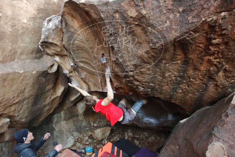 Bouldering in Hueco Tanks on 01/04/2020 with Blue Lizard Climbing and Yoga

Filename: SRM_20200104_1526180.jpg
Aperture: f/4.0
Shutter Speed: 1/200
Body: Canon EOS-1D Mark II
Lens: Canon EF 16-35mm f/2.8 L