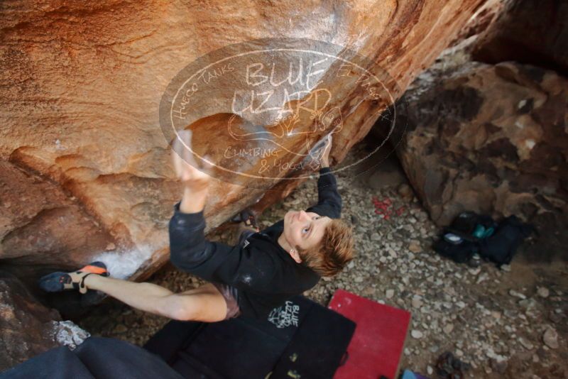 Bouldering in Hueco Tanks on 01/04/2020 with Blue Lizard Climbing and Yoga

Filename: SRM_20200104_1633411.jpg
Aperture: f/4.0
Shutter Speed: 1/250
Body: Canon EOS-1D Mark II
Lens: Canon EF 16-35mm f/2.8 L