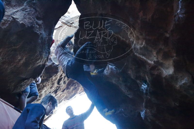 Bouldering in Hueco Tanks on 01/04/2020 with Blue Lizard Climbing and Yoga

Filename: SRM_20200104_1708050.jpg
Aperture: f/2.8
Shutter Speed: 1/250
Body: Canon EOS-1D Mark II
Lens: Canon EF 16-35mm f/2.8 L