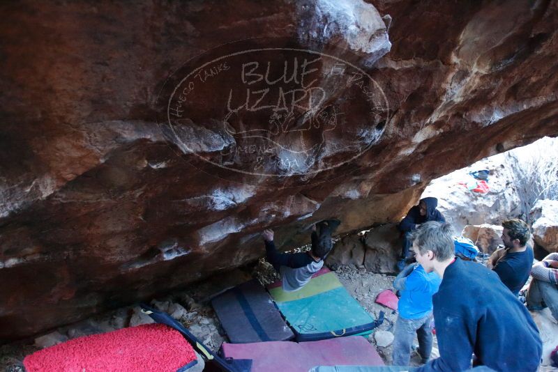 Bouldering in Hueco Tanks on 01/04/2020 with Blue Lizard Climbing and Yoga

Filename: SRM_20200104_1711230.jpg
Aperture: f/2.8
Shutter Speed: 1/125
Body: Canon EOS-1D Mark II
Lens: Canon EF 16-35mm f/2.8 L