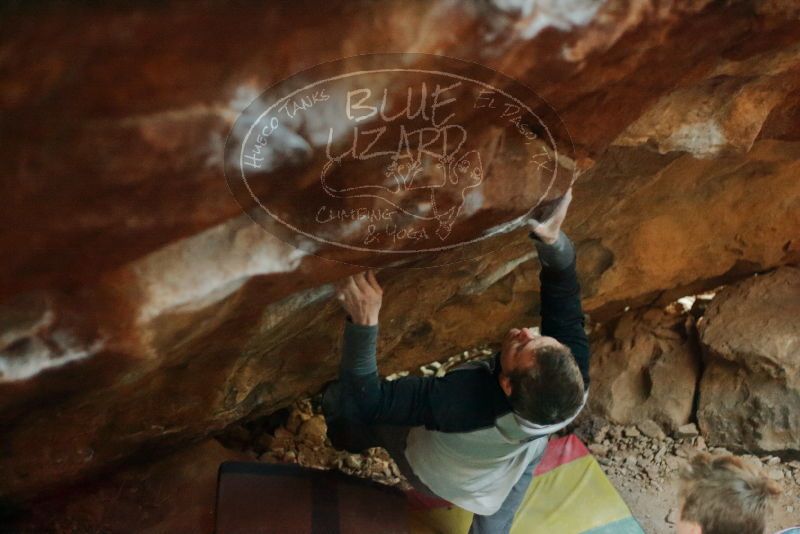 Bouldering in Hueco Tanks on 01/04/2020 with Blue Lizard Climbing and Yoga

Filename: SRM_20200104_1716460.jpg
Aperture: f/2.2
Shutter Speed: 1/200
Body: Canon EOS-1D Mark II
Lens: Canon EF 50mm f/1.8 II