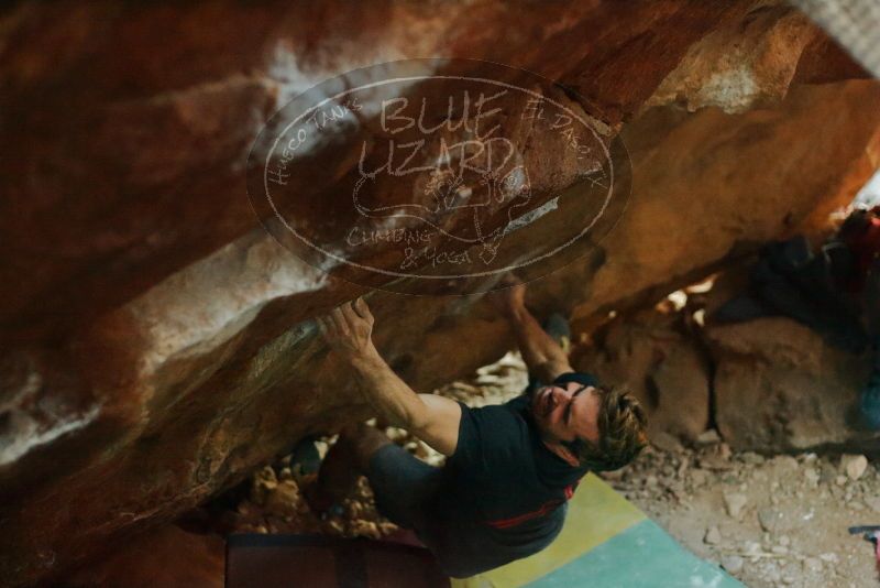 Bouldering in Hueco Tanks on 01/04/2020 with Blue Lizard Climbing and Yoga

Filename: SRM_20200104_1726492.jpg
Aperture: f/2.5
Shutter Speed: 1/200
Body: Canon EOS-1D Mark II
Lens: Canon EF 50mm f/1.8 II