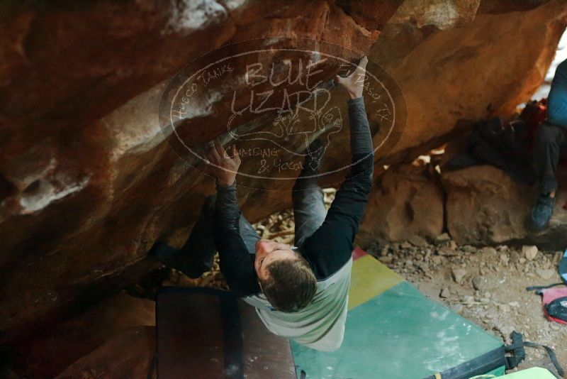 Bouldering in Hueco Tanks on 01/04/2020 with Blue Lizard Climbing and Yoga

Filename: SRM_20200104_1727510.jpg
Aperture: f/2.5
Shutter Speed: 1/200
Body: Canon EOS-1D Mark II
Lens: Canon EF 50mm f/1.8 II