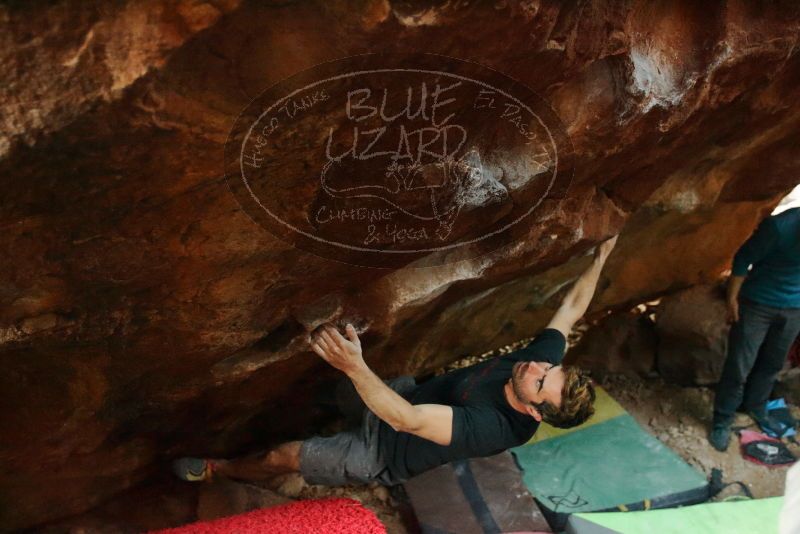 Bouldering in Hueco Tanks on 01/04/2020 with Blue Lizard Climbing and Yoga

Filename: SRM_20200104_1740090.jpg
Aperture: f/2.8
Shutter Speed: 1/125
Body: Canon EOS-1D Mark II
Lens: Canon EF 16-35mm f/2.8 L