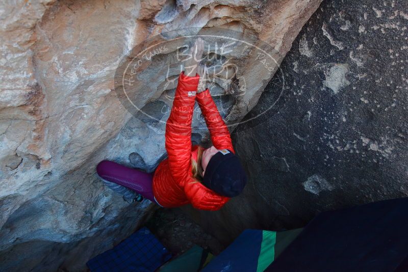 Bouldering in Hueco Tanks on 01/08/2020 with Blue Lizard Climbing and Yoga

Filename: SRM_20200108_1038430.jpg
Aperture: f/5.0
Shutter Speed: 1/250
Body: Canon EOS-1D Mark II
Lens: Canon EF 16-35mm f/2.8 L