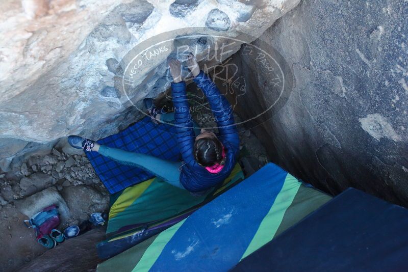 Bouldering in Hueco Tanks on 01/08/2020 with Blue Lizard Climbing and Yoga

Filename: SRM_20200108_1039450.jpg
Aperture: f/3.5
Shutter Speed: 1/250
Body: Canon EOS-1D Mark II
Lens: Canon EF 16-35mm f/2.8 L