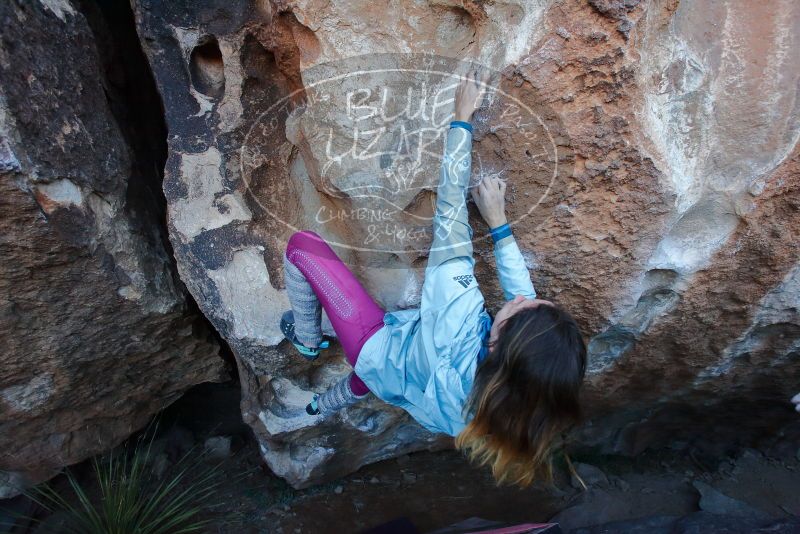 Bouldering in Hueco Tanks on 01/08/2020 with Blue Lizard Climbing and Yoga

Filename: SRM_20200108_1043530.jpg
Aperture: f/5.6
Shutter Speed: 1/250
Body: Canon EOS-1D Mark II
Lens: Canon EF 16-35mm f/2.8 L