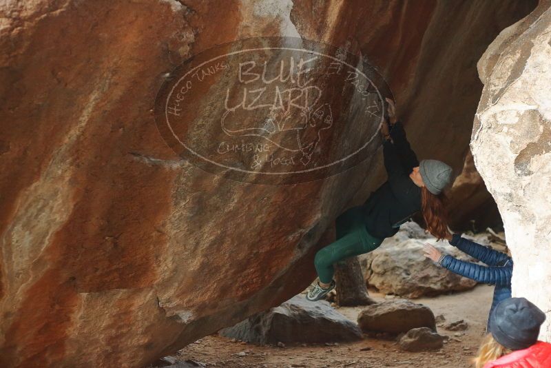 Bouldering in Hueco Tanks on 01/08/2020 with Blue Lizard Climbing and Yoga

Filename: SRM_20200108_1115240.jpg
Aperture: f/3.2
Shutter Speed: 1/250
Body: Canon EOS-1D Mark II
Lens: Canon EF 50mm f/1.8 II