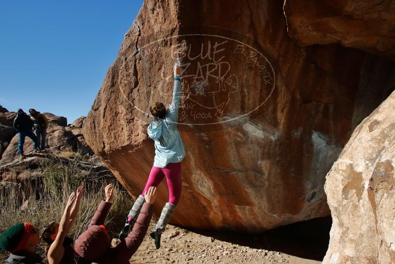 Bouldering in Hueco Tanks on 01/08/2020 with Blue Lizard Climbing and Yoga

Filename: SRM_20200108_1210530.jpg
Aperture: f/8.0
Shutter Speed: 1/250
Body: Canon EOS-1D Mark II
Lens: Canon EF 16-35mm f/2.8 L
