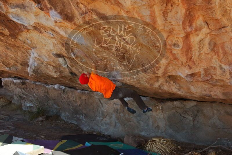 Bouldering in Hueco Tanks on 01/08/2020 with Blue Lizard Climbing and Yoga

Filename: SRM_20200108_1316162.jpg
Aperture: f/8.0
Shutter Speed: 1/500
Body: Canon EOS-1D Mark II
Lens: Canon EF 16-35mm f/2.8 L