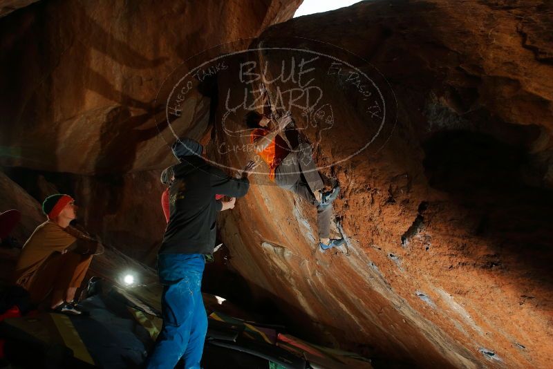 Bouldering in Hueco Tanks on 01/08/2020 with Blue Lizard Climbing and Yoga

Filename: SRM_20200108_1509240.jpg
Aperture: f/5.6
Shutter Speed: 1/250
Body: Canon EOS-1D Mark II
Lens: Canon EF 16-35mm f/2.8 L