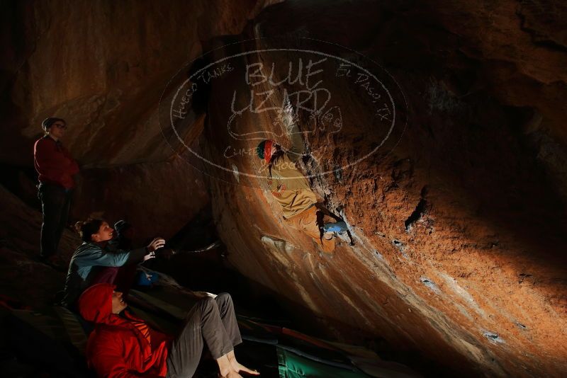 Bouldering in Hueco Tanks on 01/08/2020 with Blue Lizard Climbing and Yoga

Filename: SRM_20200108_1515370.jpg
Aperture: f/5.6
Shutter Speed: 1/250
Body: Canon EOS-1D Mark II
Lens: Canon EF 16-35mm f/2.8 L