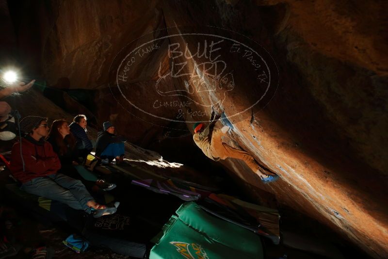 Bouldering in Hueco Tanks on 01/08/2020 with Blue Lizard Climbing and Yoga

Filename: SRM_20200108_1536530.jpg
Aperture: f/5.6
Shutter Speed: 1/250
Body: Canon EOS-1D Mark II
Lens: Canon EF 16-35mm f/2.8 L