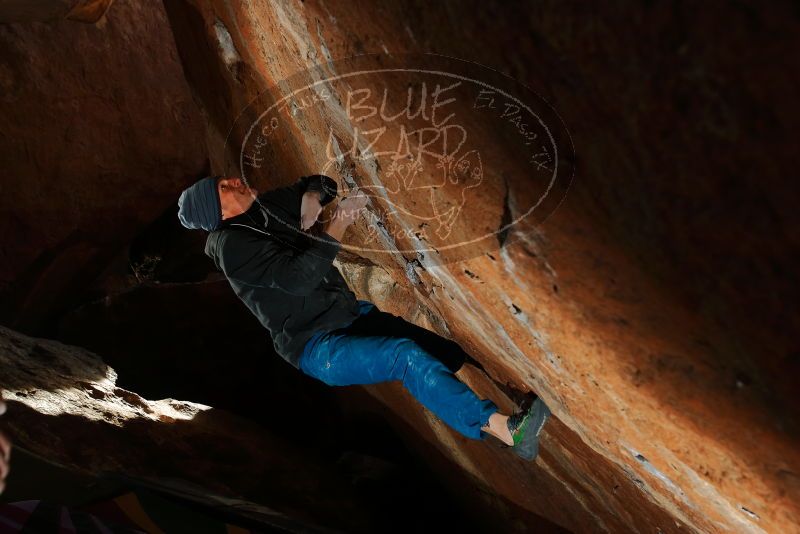 Bouldering in Hueco Tanks on 01/08/2020 with Blue Lizard Climbing and Yoga

Filename: SRM_20200108_1538090.jpg
Aperture: f/5.6
Shutter Speed: 1/250
Body: Canon EOS-1D Mark II
Lens: Canon EF 16-35mm f/2.8 L