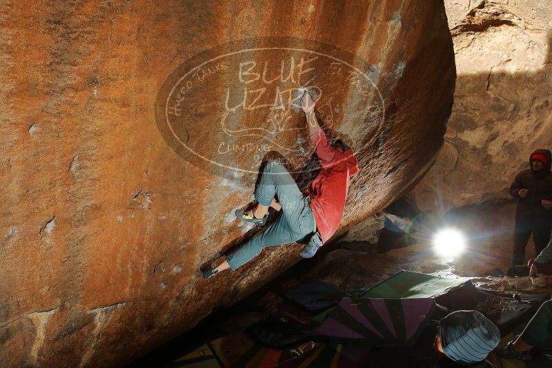 Bouldering in Hueco Tanks on 01/08/2020 with Blue Lizard Climbing and Yoga

Filename: SRM_20200108_1600070.jpg
Aperture: f/5.6
Shutter Speed: 1/250
Body: Canon EOS-1D Mark II
Lens: Canon EF 16-35mm f/2.8 L