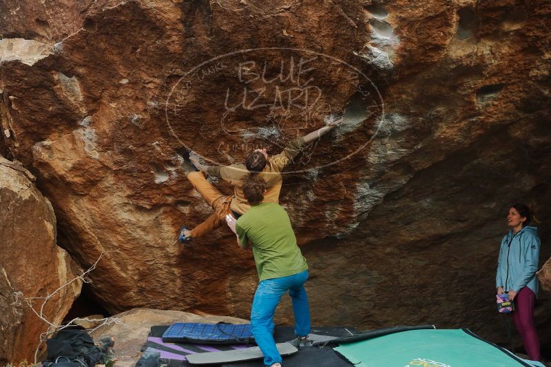 Bouldering in Hueco Tanks on 01/08/2020 with Blue Lizard Climbing and Yoga

Filename: SRM_20200108_1644500.jpg
Aperture: f/5.0
Shutter Speed: 1/400
Body: Canon EOS-1D Mark II
Lens: Canon EF 50mm f/1.8 II