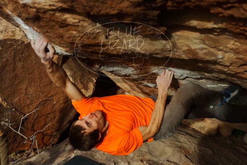 Bouldering in Hueco Tanks on 01/08/2020 with Blue Lizard Climbing and Yoga

Filename: SRM_20200108_1651050.jpg
Aperture: f/6.3
Shutter Speed: 1/400
Body: Canon EOS-1D Mark II
Lens: Canon EF 50mm f/1.8 II